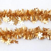 Мишура Снежное кружево матовая d9х180см