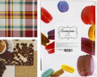 Скатерть из пвх натам 135х150см на нетканой основе в ассортименте