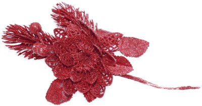 Ветка декоративная 20см (красн.)