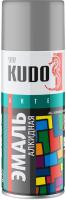 Эмаль KUDO 520мл аэрозольная универсальная серая