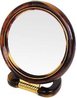 Зеркало настольное Янтарь d110мм двойное в оправе, подвесное