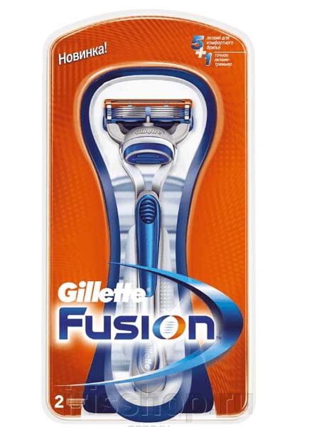 Станок GILLETTE Fusion с 1 сменной кассетой