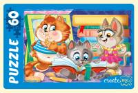 Пазлы 60 элементов Забавные котики №1