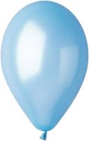 Шары воздушные 10" Вольный ветер 25см 5шт голубой