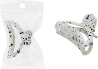 Краб для волос полукруглый пестрый