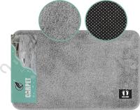 Коврик для ванной 50х80 цвет: серый