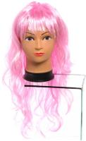 Парик карнавальный Чаровница локоны 60см Розовый