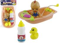 Игровой набор Пупс с ванной и акссесуарами 21х14см