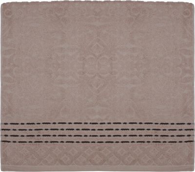 Полотенце махровое Полоса 70х140  (персиковый)