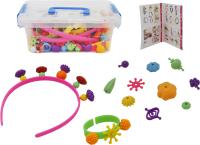 Игровой набор Аксессуары для девочек 300 деталей, 2 ободка, 6 браслетов