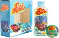 Подарочный набор COOL RACER 1 BLUE: гель-пена Кола 2в1 300мл+шар бурлящий Супер Лайм 3+ 120г