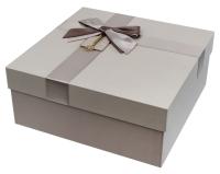 Коробка подарочная 24х24х10см Цвет: мокко