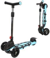 Самокат MOBY KIDS Dragon 120мм складной, синий