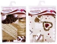 Скатерть NATAM столовая на текстильной основе 137х150 см с рисунком