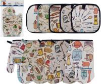 Кухонный набор: варежка, прихватка в ассортименте