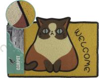 Коврик интерьерный Принт Кот 40х60см 