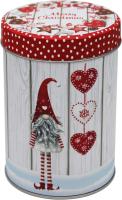 Банка жестяная 800мл Сказочный гном, круглая, средняя Размер: d89х132мм 