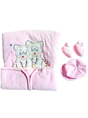 Конверт д/новорожд. арт.9-500 (розовый)