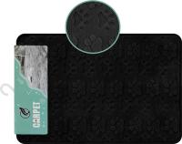 Коврик интерьерный Лапки 40x60, цвет: черный