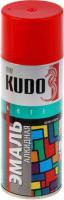 Эмаль KUDO 520мл аэрозольная универсальная красная