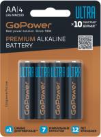 Батарейка GoPower Ultra LR6 BL4 Alkaline 1.5B