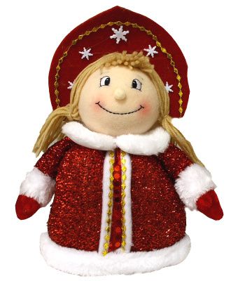 Сувенир новогодний 23см (С Снегурочка красн.)