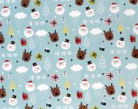 Бумага упаковочная для подарков 70х100см