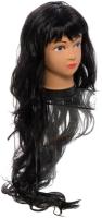 Парик карнавальный 90см Очарование волнистые локоны Черный