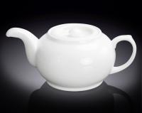 Белый заварочный чайник объемом 800 миллилитров с крышкой