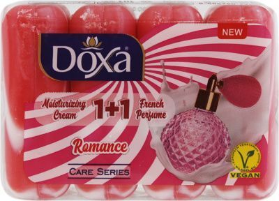 Мыло DOXA Care Series 4шт х 80гр с увлажняющим кремом 