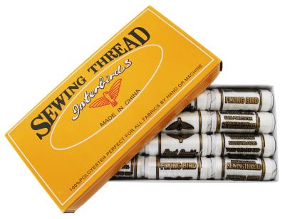 Нитки швейные 12шт (белые)