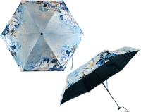 Зонт женский механический мини, принт Цветы