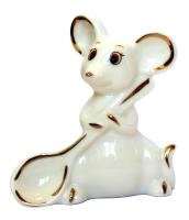 Сувенир 7.5х6.5х3.5см Мышонок с ложкой