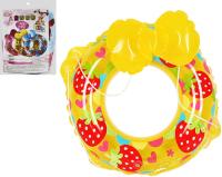 Круг надувной с бантом Размер: d80см Цвет: желтый