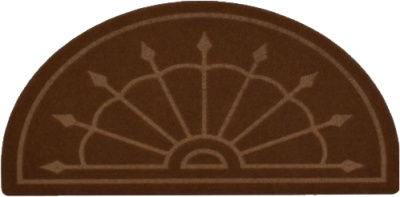 Коврик придверный 73х43см размер М (Копья D/0114)