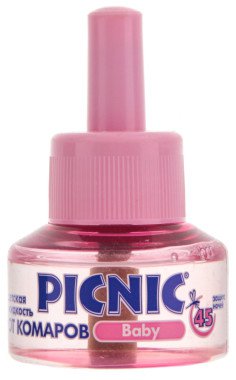 Жидкость PICNIC Baby 45ночей для фумигатора от комаров без упаковки