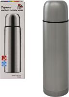термос, 0,5л, металлический, 6,9х6,9х24,4см