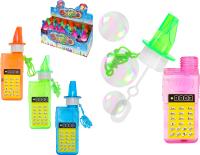 Пузыри мыльные 80-100мл 14,5см Цвет: микс со свистом