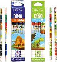 Карандаш чернографитный ГРУП Дино НВ с ластиком