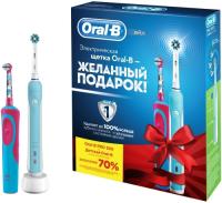 Зубные щетки ORAL-B 2шт Pro 500/D16.513U, Stages Power Frozen D12.513K электрические