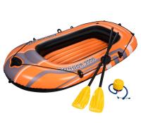 Надувная лодка BESTWAY Kondor 2000 188х98х30см гребная, в комплекте пара весел 124см, ножной насос,