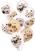 Шар надувной с рис. 12" Пастель С Днем Рождения ассорт.             