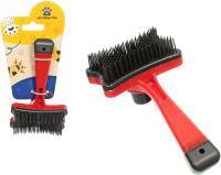 Расческа-пуходерка для кошей и собак Пушок самоочищающая