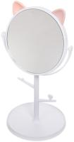 Зеркало настольное Higt Tech Cat d155мм h305мм, белый