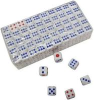 Кубик игральный 15х15х15мм белый