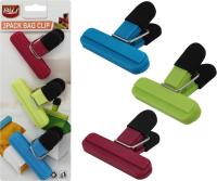 зажимы для пакетов 3шт пластиковые