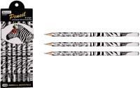 Карандаш чернографитный DAR Зебра НВ 6шт