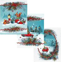 Полотенце кухонное 45х60см рогожка Огонек