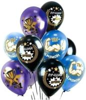 Шар воздушный 12" ЛДМ Пастель Ты-чемпион! в ассотрименте 1шт