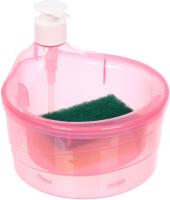 Подставка под губку для посуды с дозатором 500мл 160х150х140мм